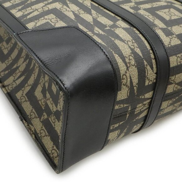 GUCCI Black Leather Shoulder Bag - Picture 4 of 10